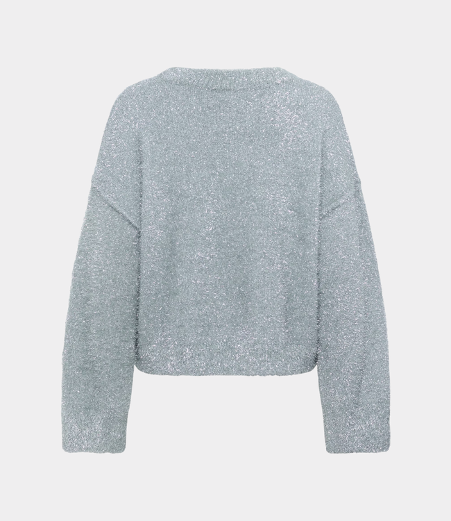 Karen By Simonsen kbsada knit pullover flint gray