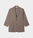 10Days long flowy blazer lyocell moonrock