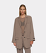 10Days long flowy blazer lyocell moonrock