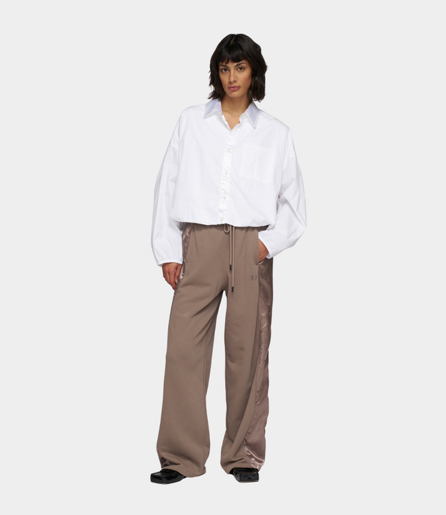 10Days cropped smoking blouse white