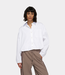 10Days cropped smoking blouse white