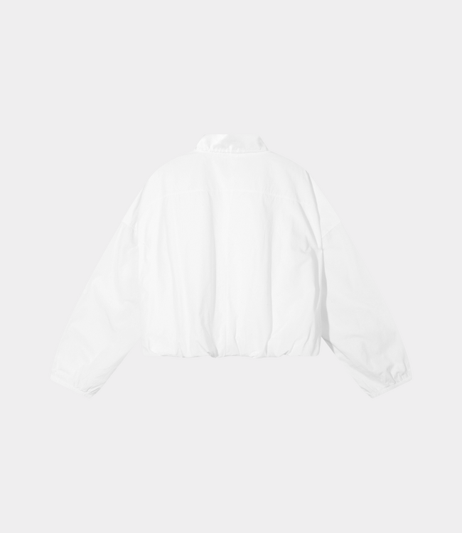 10Days cropped smoking blouse white
