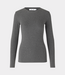 Samsoe Samsoe Alexa top l/s dark grey mel