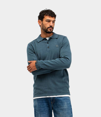 Butcher of Blue clifden polo schmutz blau