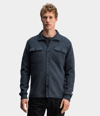 Butcher of Blue killybegs overshirt grey melange