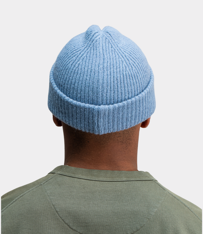 Butcher of Blue army wool hook beanie horizon blue