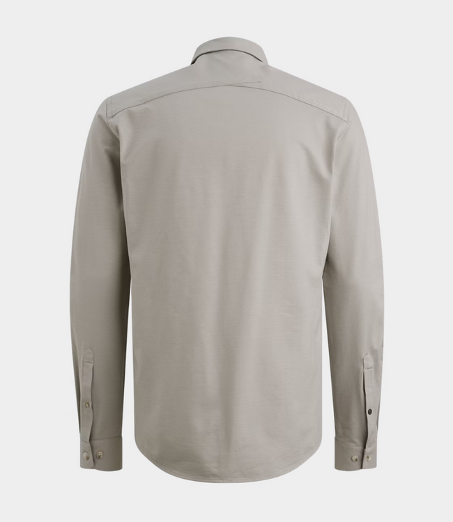 Cast Iron twill jersey shirt drizzle