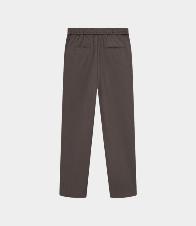 Les Deux Como tapered light twill pants mountain grey brown