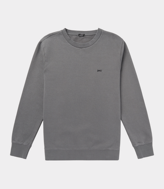 Denham scissor crewneck gdbs castlerock grey