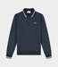 Olaf tipping detail oversized polo navy