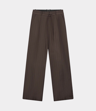Olaf pintstripe tailored trousers hot fudge