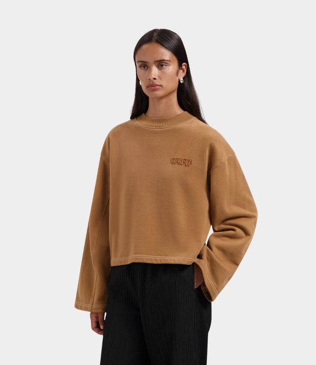 Olaf contrast retro logo crewneck foxtrot