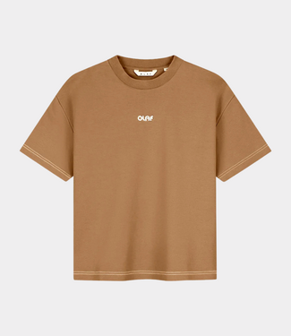 Olaf contrast retro logo boxy tee foxtrot