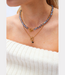 Label Kiki Gemstone 2.0 necklace gold KSK2181-GOLD