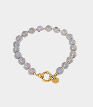 Label Kiki Grey flame bracelet gold