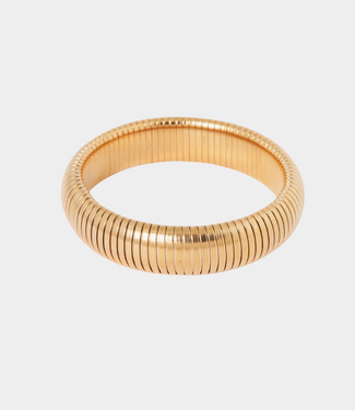 Label Kiki Big celeste bangle gold