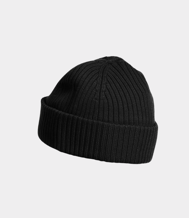 Parajumpers Rib hat knitted beanie black 25WMPAHAHA02-0541