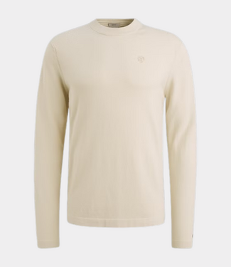 Cast Iron Crewneck knit soft blend silver birch