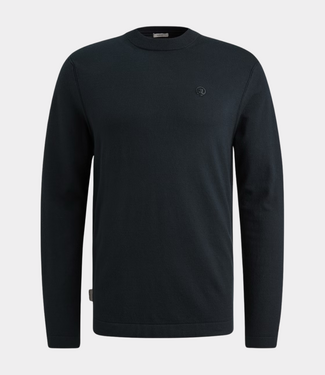 Cast Iron Crewneck knit soft blend dark sapphire