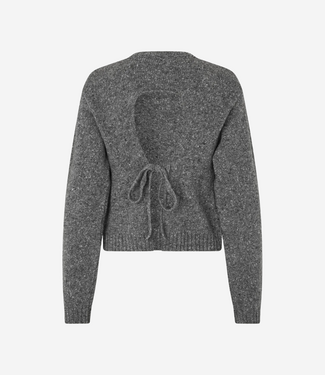 Samsoe Samsoe Salois sweater dark grey mel