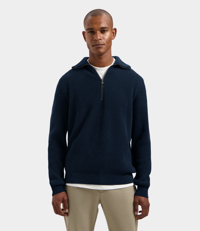 Dstrezzed Josiah skipper knit dark navy