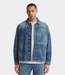 Denham Chore overshirt r bolt mid blue