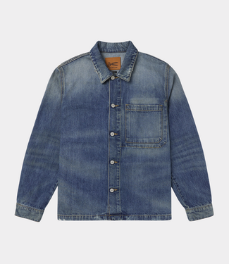 Denham Chore overshirt r bolt mid blue
