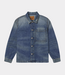Denham Chore overshirt r bolt mid blue