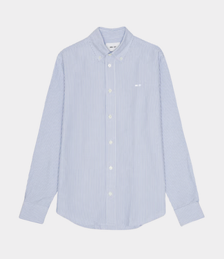 NN.07 colby bd shirt blue stripe
