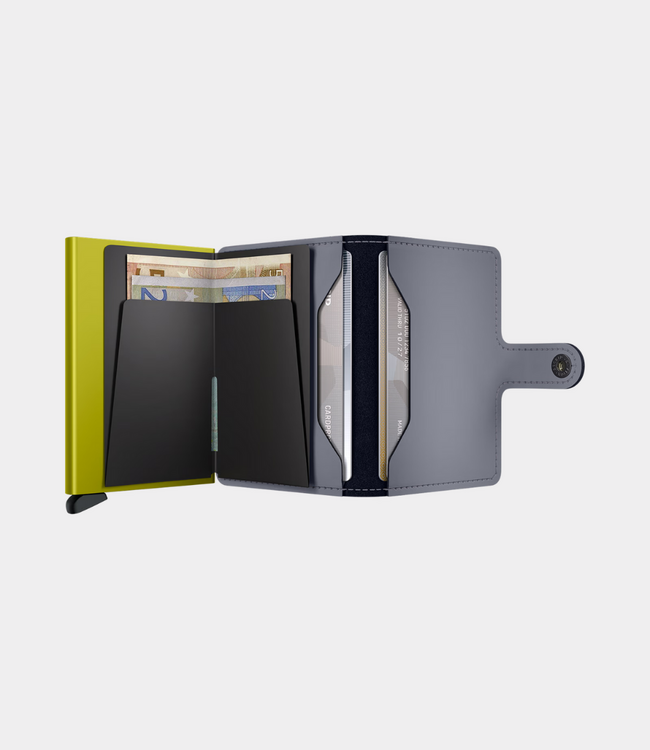 Secrid Miniwallet matte grey lime