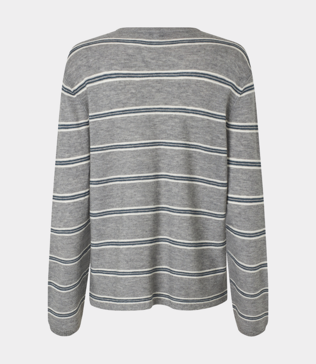 MbyM gilir-m izia stripe knit grey izia stripe