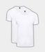 Alan Red James 2pack r neck tee s/s white