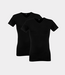 Alan Red Oklahoma 2pack v neck tee s/s black