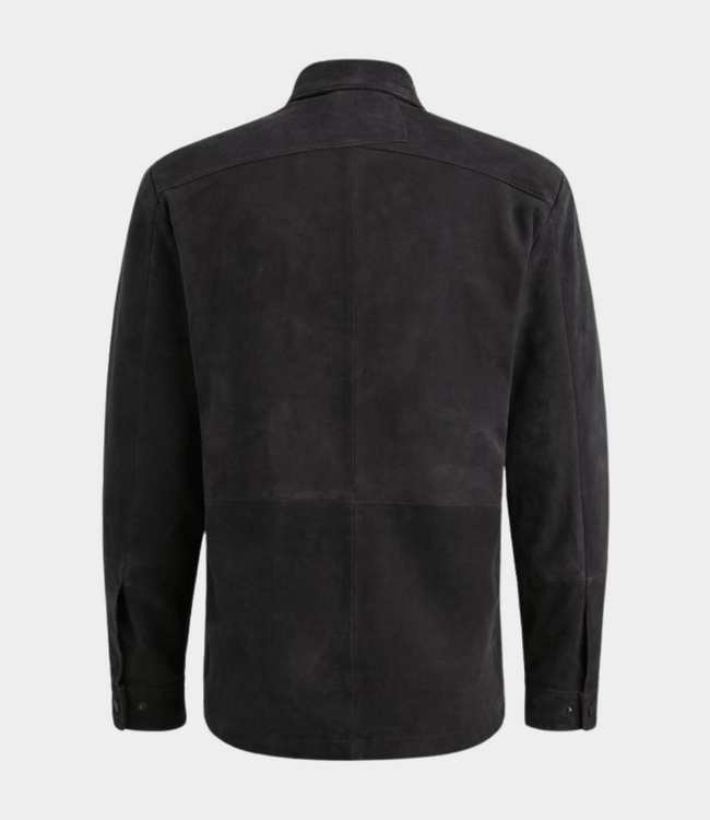 Cast Iron Suede shirt dark sapphire CSI2511276-5287