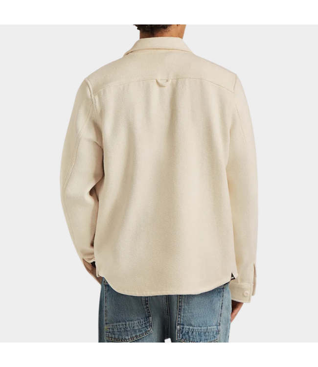 Denham branson overshirt swm coconut white