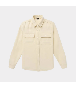 Denham branson overshirt swm coconut white