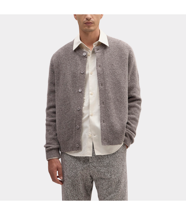 NN.07 jasper crew cardigan 6683 mable husk