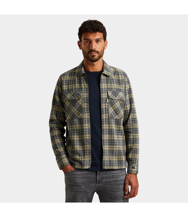 Cast Iron mouline chech bruch shirt grisaille