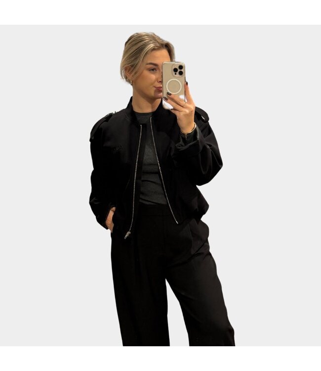 Alix the Label Balloon jacket black