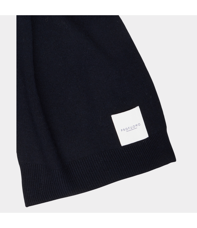 Profuomo Scarf wool navy