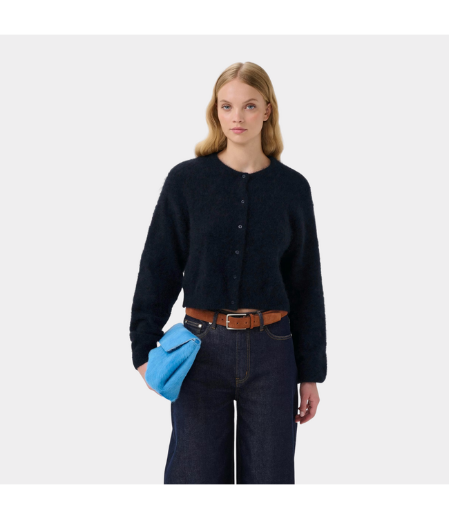 Gestuz GZdebbie short cardigan Skycaptain Melange