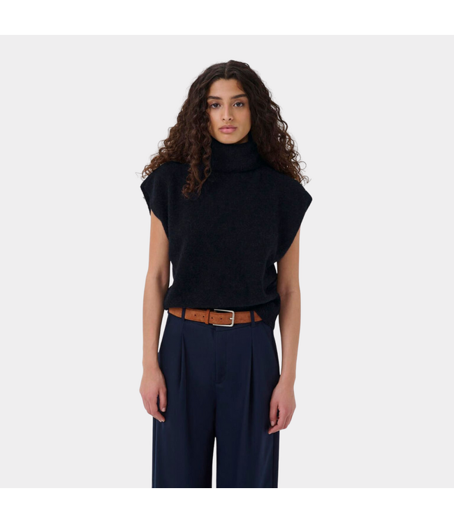 Gestuz GZalpha waistcoat Skycaptain Melange