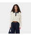 Gestuz GZtaige polo pullover Egret/Skycaptain striped