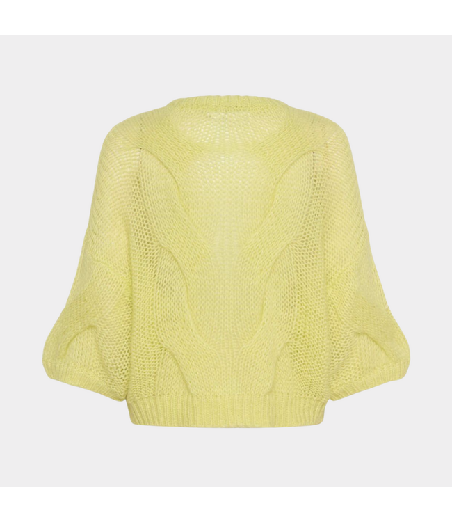 Gestuz GZzenia cardigan Luminary Green Yellow
