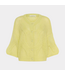Gestuz GZzenia cardigan Luminary Green Yellow