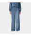 Gestuz GZvally HW wide pants Denim blue
