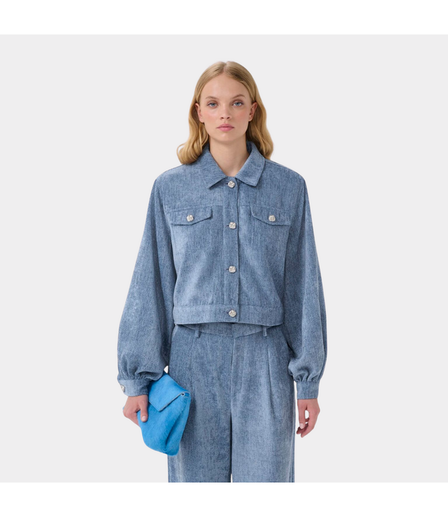 Gestuz GZvally jacket Denim blue