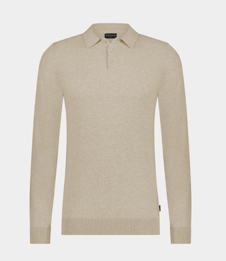 Saint Steve Berend polo l/s sand