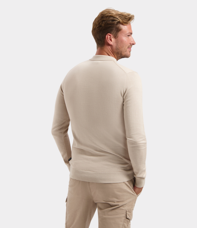 Saint Steve Berend polo l/s sand