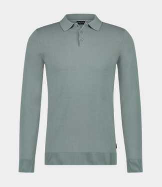 Saint Steve Berend s polo silver green